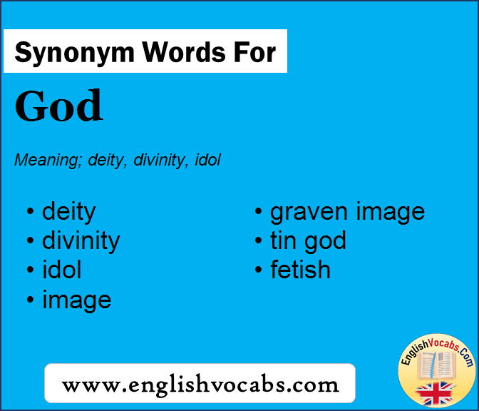 Synonym for God, what is synonym word God