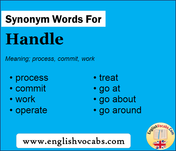 Synonym For Handle What Is Synonym Word Handle English Vocabs