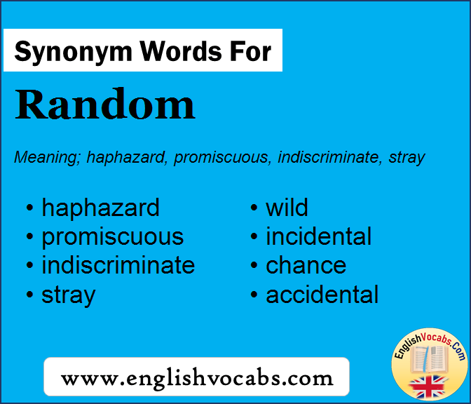 Synonym for Random, what is synonym word Random