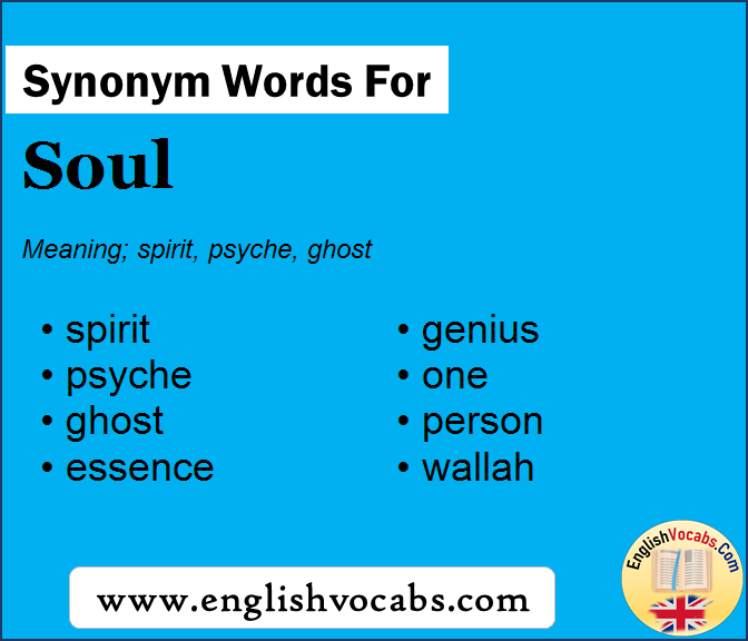Synonym for Soul, what is synonym word Soul