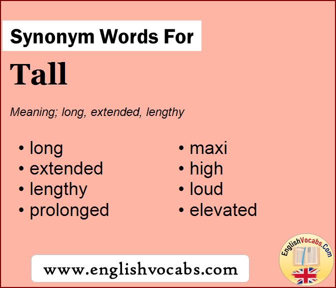 Synonym for Tall, what is synonym word Tall