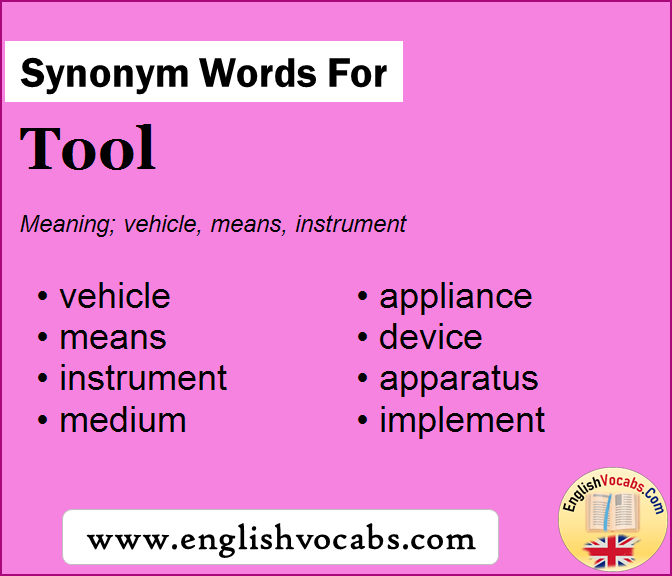 Synonym for Tool, what is synonym word Tool