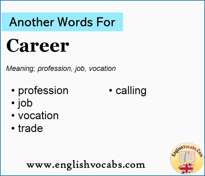 Another Word For Career What Is Another Word Career English Vocabs