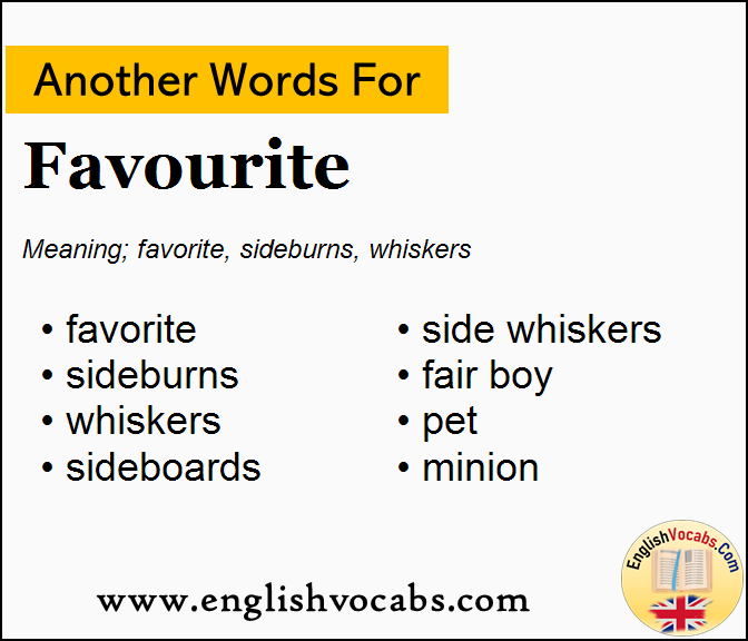 Another word for Favourite, What is another word Favourite