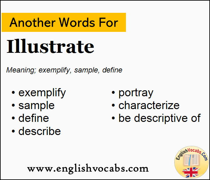 Another word for Illustrate, What is another word Illustrate