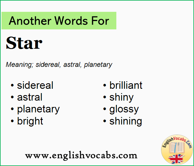 Another word for Star, What is another word Star