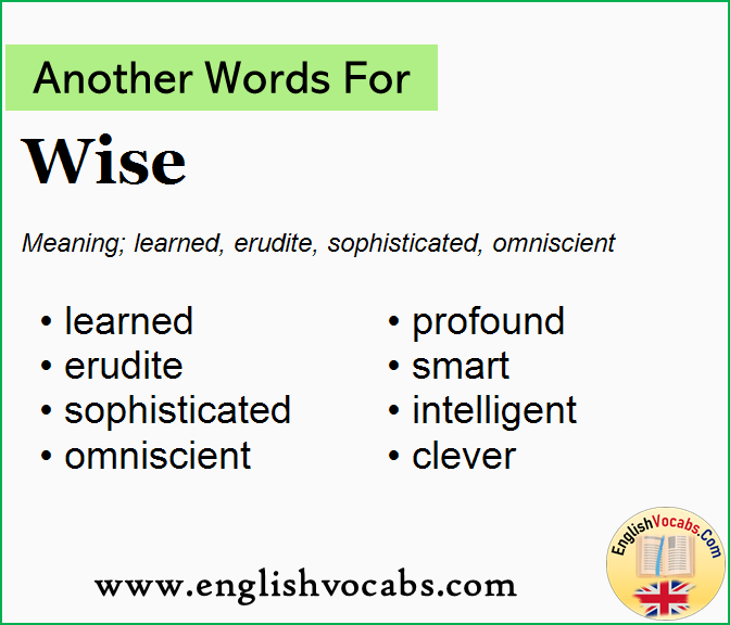 Another Word For Wise What Is Another Word Wise English Vocabs