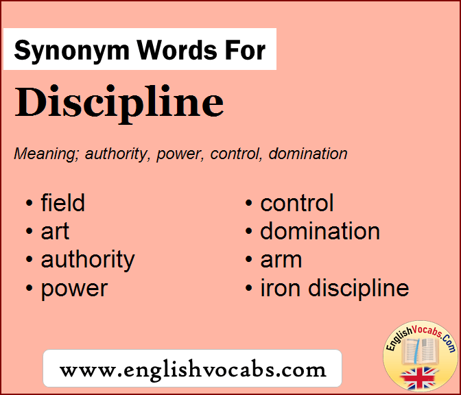 Synonym for Discipline, what is synonym word Discipline