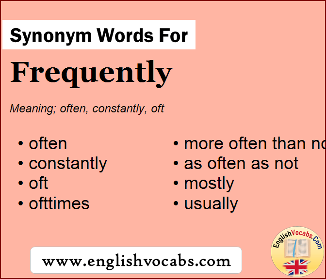 Synonym for Frequently, what is synonym word Frequently