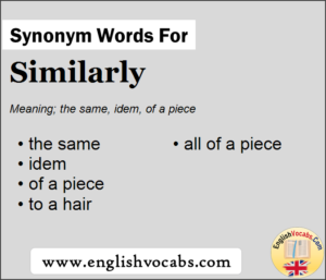 similarly synonym essay