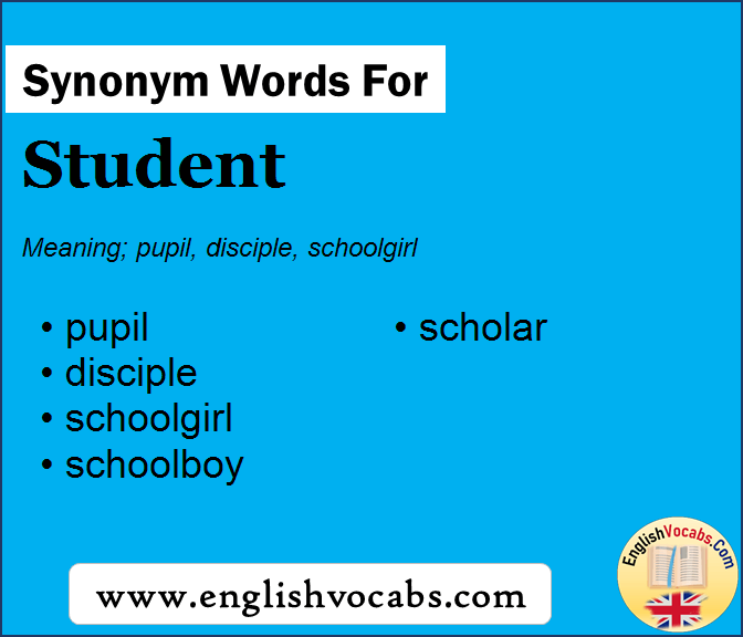 Synonym for Student, what is synonym word Student