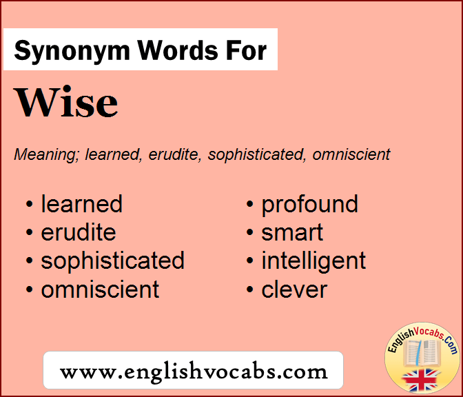 Synonym for Wise, what is synonym word Wise