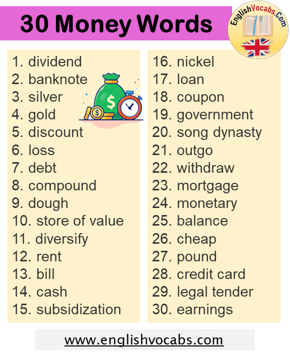 Money Word Search In 2021 Making Words Vocabulary Wor Vrogue co