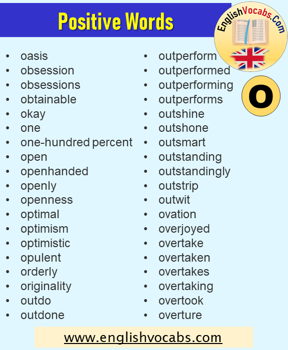 +37 Positive Words That Starts With O